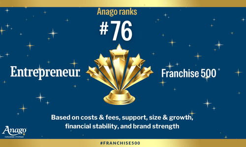 The Power of Consistency: Why Anago Cleaning Systems Has Been on the Entrepreneur Franchise 500® List for Over a Decade